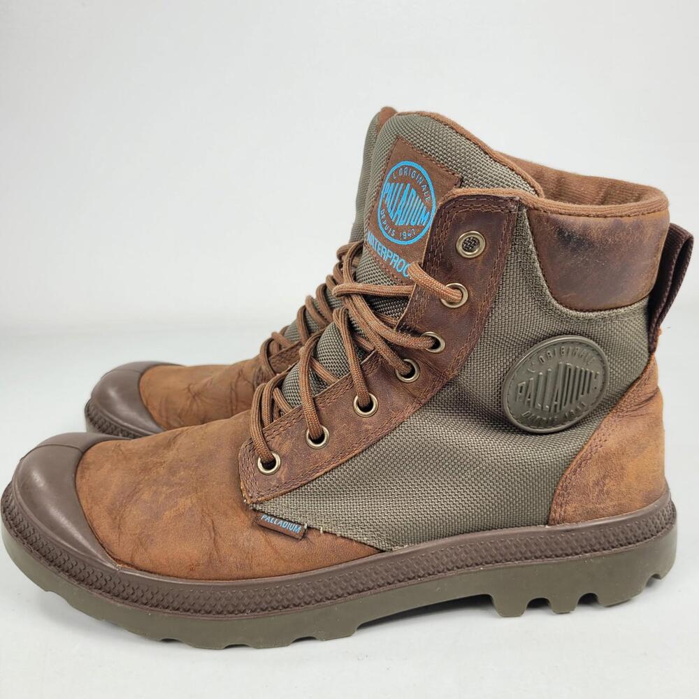 Palladium Hiking Pampa Sport Cuff Brown WPN Boots - US Size Men 9.5 / Women 11